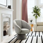 TOV Furniture Allora Grey Accent Chair