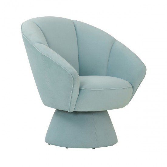 TOV Furniture Allora Light Blue Accent Chair