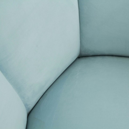 TOV Furniture Allora Light Blue Accent Chair