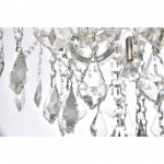 Elegant Lighting Maria Theresa 84 Light Chrome Chandelier Clear Spectra Swarovski Crystal