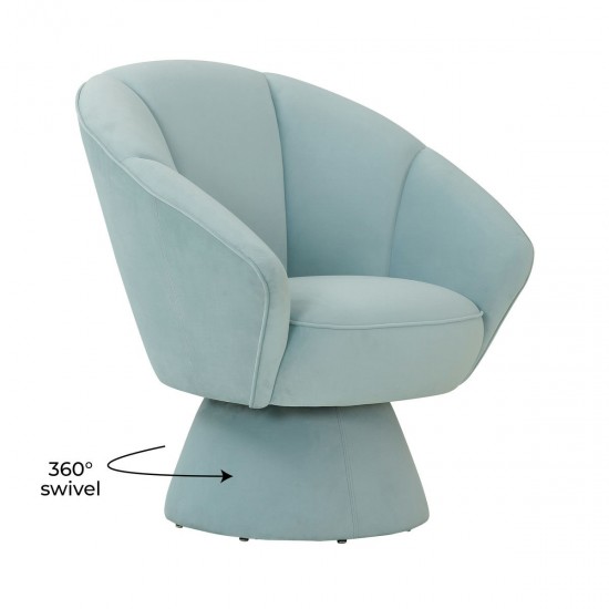 TOV Furniture Allora Light Blue Accent Chair