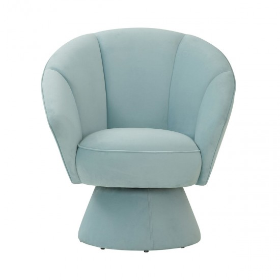 TOV Furniture Allora Light Blue Accent Chair