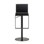 TOV Furniture Amalfi Black on Black Steel Barstool