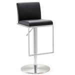 TOV Furniture Amalfi Black Stainless Steel Adjustable Barstool