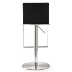 TOV Furniture Amalfi Black Stainless Steel Adjustable Barstool