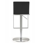 TOV Furniture Amalfi Grey Stainless Steel Adjustable Barstool