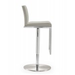 TOV Furniture Amalfi Light Grey Stainless Steel Barstool