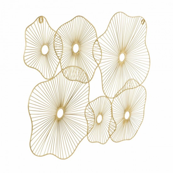 TOV Furniture Amoeba Gold Wall Art