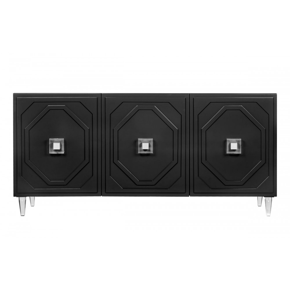 TOV Furniture Andros Black Lacquer Buffet