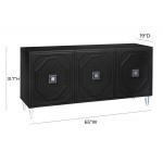 TOV Furniture Andros Black Lacquer Buffet