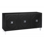 TOV Furniture Andros Black Lacquer Buffet