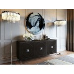 TOV Furniture Andros Black Lacquer Buffet