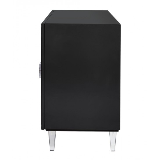 TOV Furniture Andros Black Lacquer Buffet