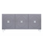 TOV Furniture Andros Grey Lacquer Buffet