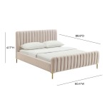 TOV Furniture Angela Blush Bed in Full