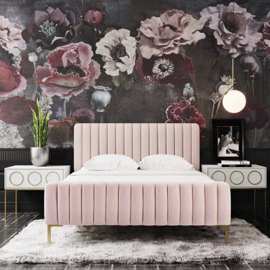 TOV Furniture Angela Blush Bed in Queen