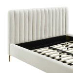 TOV Furniture Angela Cream Bed in Full