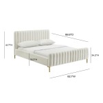 TOV Furniture Angela Cream Bed in King