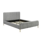 TOV Furniture Angela Grey Bed in Queen