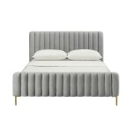 TOV Furniture Angela Grey Bed in Queen