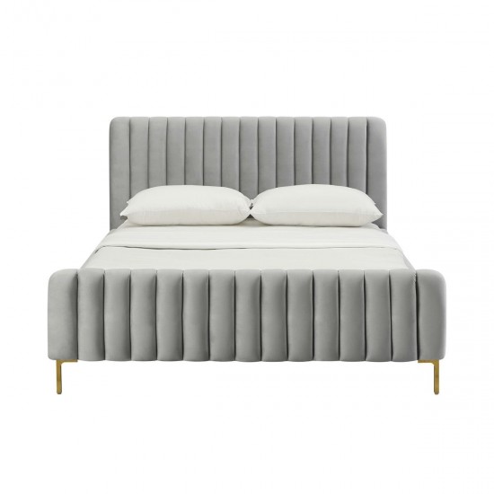 TOV Furniture Angela Grey Bed in Queen