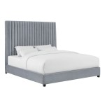 TOV Furniture Arabelle Grey Bed in King