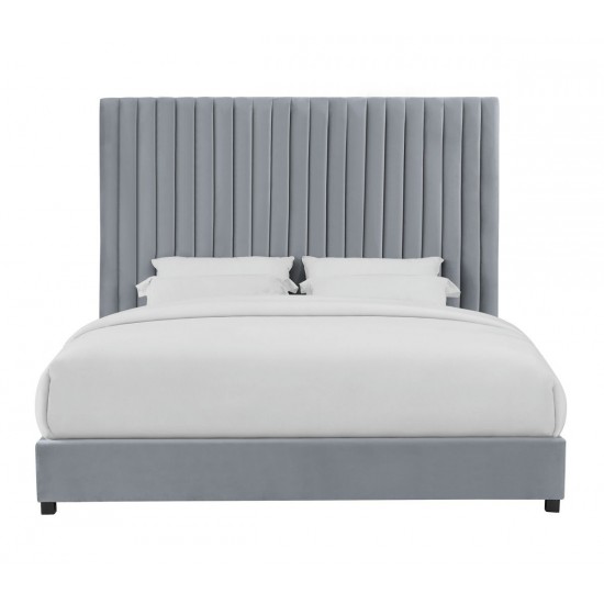 TOV Furniture Arabelle Grey Bed in King