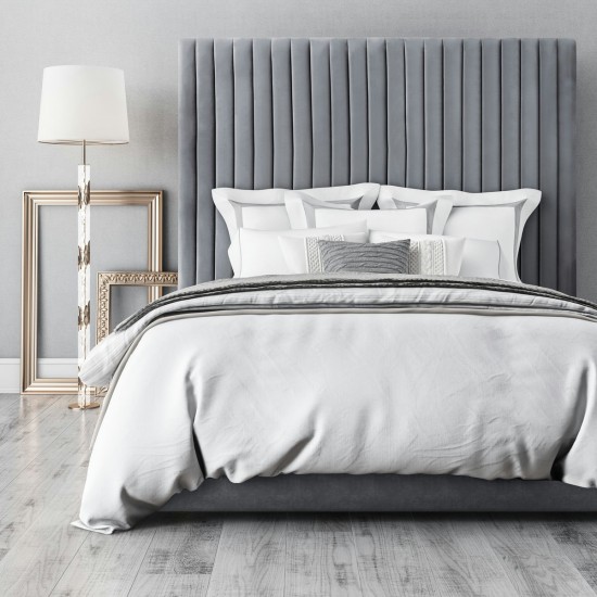 TOV Furniture Arabelle Grey Bed in Queen