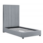 TOV Furniture Arabelle Grey Bed Twin