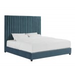 TOV Furniture Arabelle Sea Blue Bed in Queen