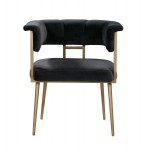 TOV Furniture Astrid Grey Velvet Chair