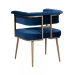 TOV Furniture Astrid Navy Velvet Chair