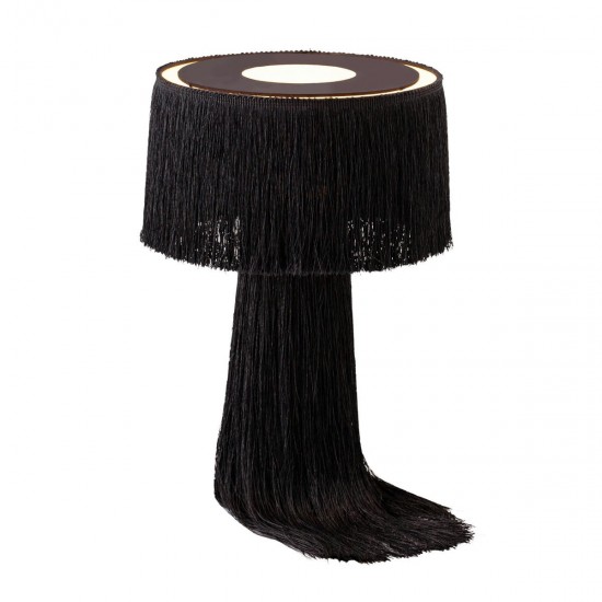 TOV Furniture Atolla Black Tassel Table Lamp