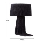 TOV Furniture Atolla Black Tassel Table Lamp