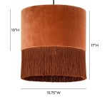 TOV Furniture Atolla Brick Tassel Pendant