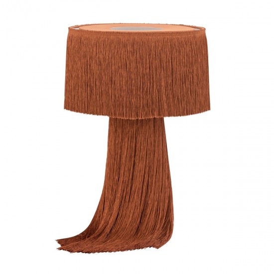 TOV Furniture Atolla Brick Tassel Table Lamp