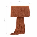 TOV Furniture Atolla Brick Tassel Table Lamp