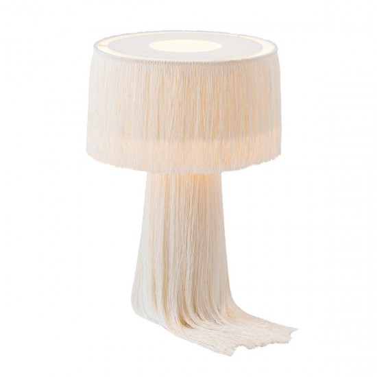 TOV Furniture Atolla Cream Tassel Table Lamp