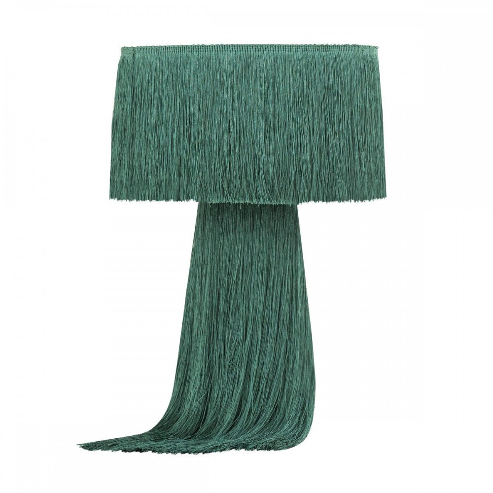 TOV Furniture Atolla Emerald Tassel Table Lamp