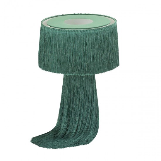 TOV Furniture Atolla Emerald Tassel Table Lamp