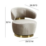 TOV Furniture Austin Champagne Chair