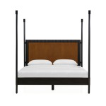 TOV Furniture Ava Four-Poster Bed in King