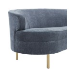 TOV Furniture Baila Grey Velvet Sofa