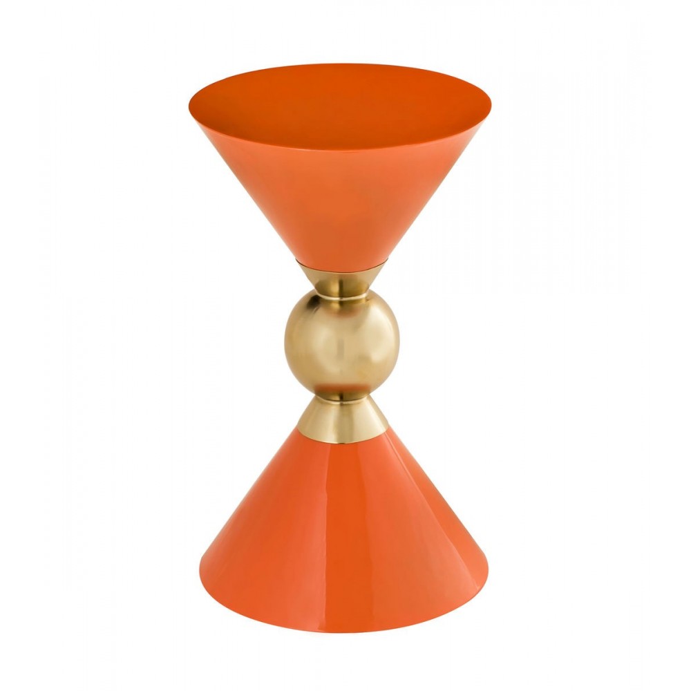 TOV Furniture Balhi Orange Side Table