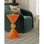 TOV Furniture Balhi Orange Side Table