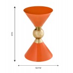 TOV Furniture Balhi Orange Side Table