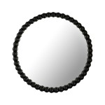 TOV Furniture Baria Black Wooden Mirror