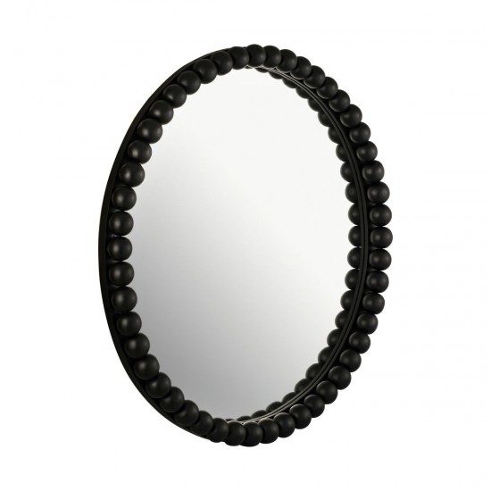 TOV Furniture Baria Black Wooden Mirror