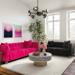 TOV Furniture Bea Black Velvet Loveseat