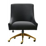 TOV Furniture Beatrix Black Office Swivel Chair